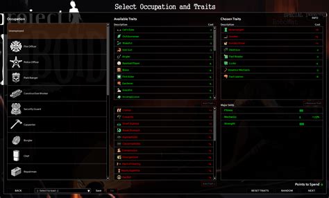 project zomboid tropes|Traits .